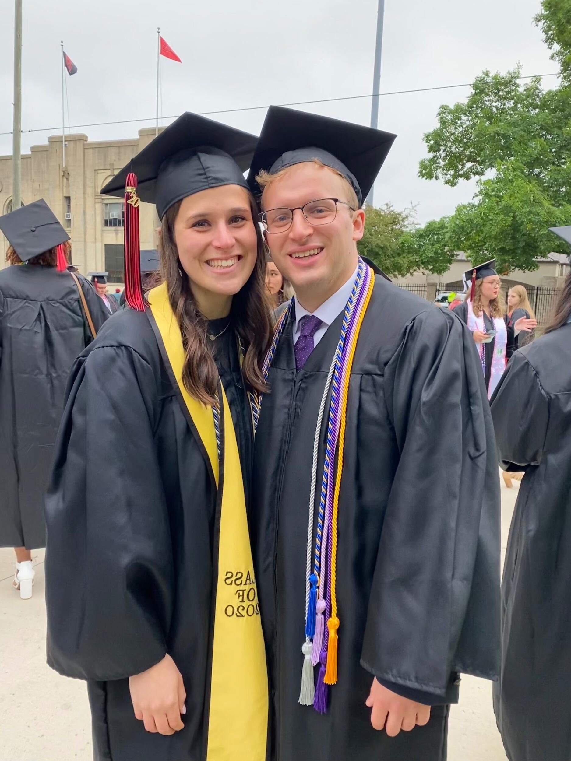 OWU Graduation! 
We actually got our diplomas in the mail in 2020 but finally got to walk (& celebrate) in 2021! Delaware, OH