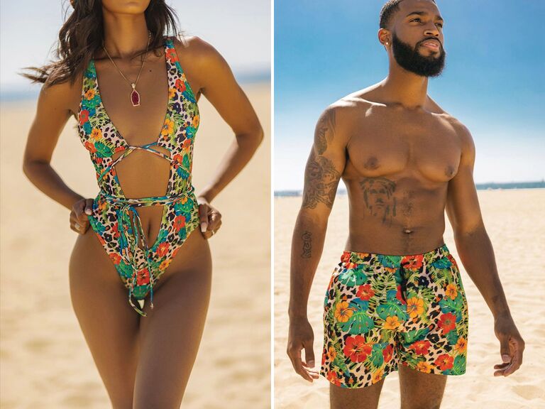 Matching Couple Swimsuits and Bathing Suits –