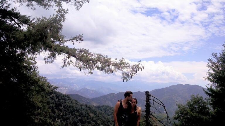 Climbing to the top of Mt. Wilson almost defeats them.
- Pasadena, CA