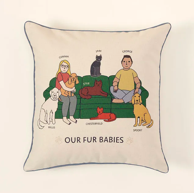 Personalized Pet-Family Pillow
