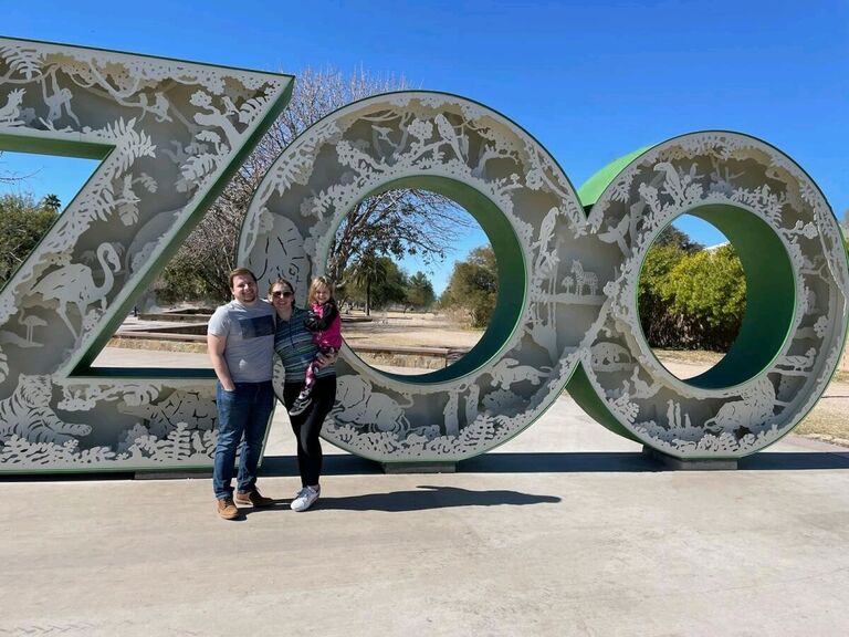 We met in Tucson in May of 2021 and made it official that September!