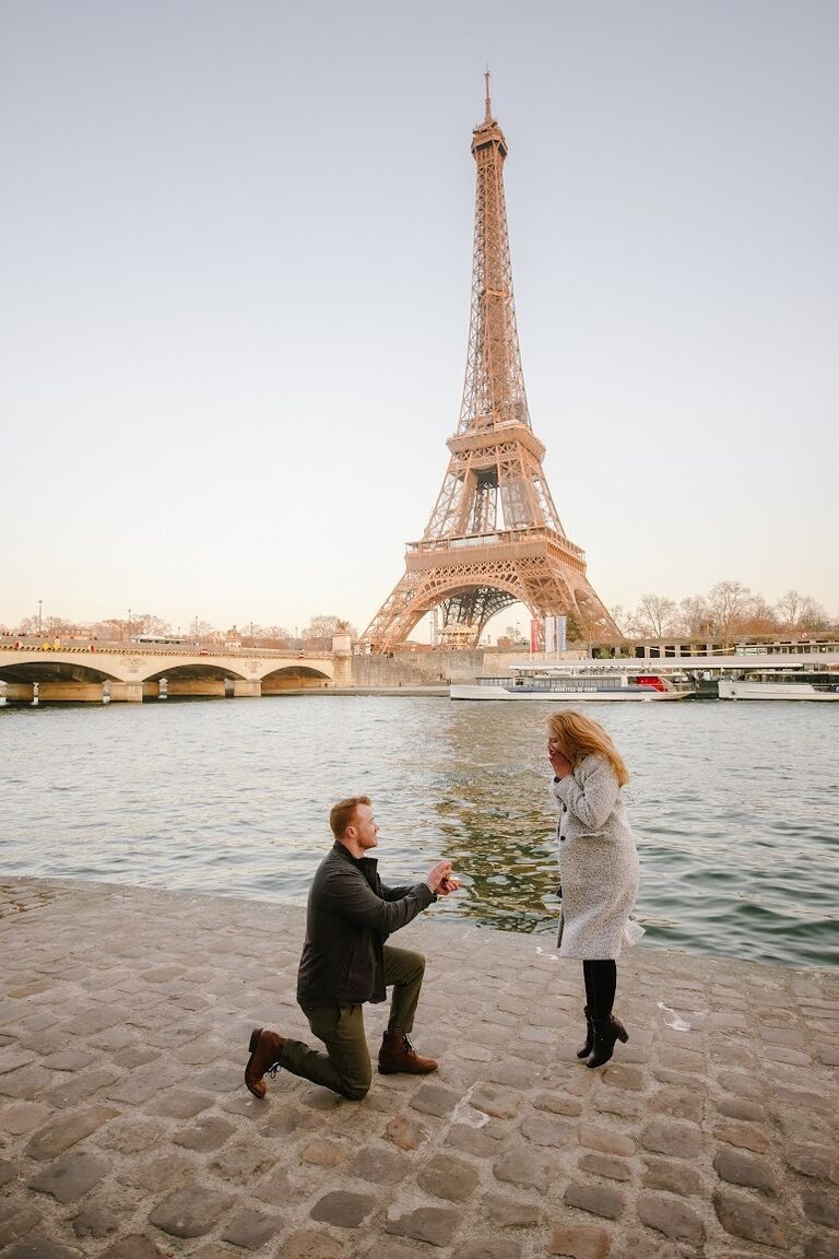 Trace pops the question !! Kendra says yes !!