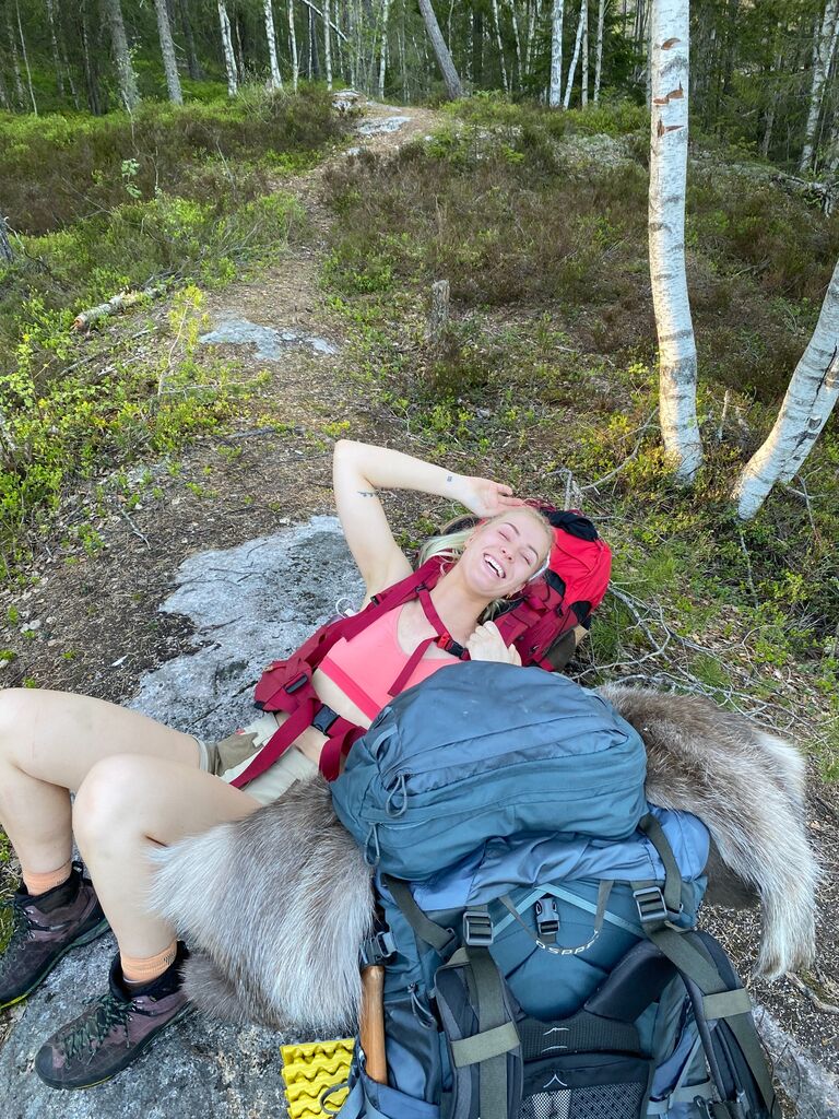 Første gang i kjelleren sammen. 20 km fra Hakadal til Øyungen