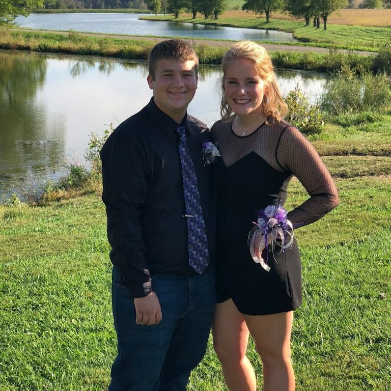 Our first homecoming. Maggie asked Logan by telling him she needed new shoes for homecoming because her heels were too tall to go with him.