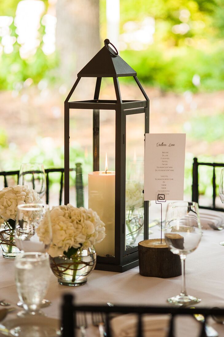 lantern and candle centerpieces