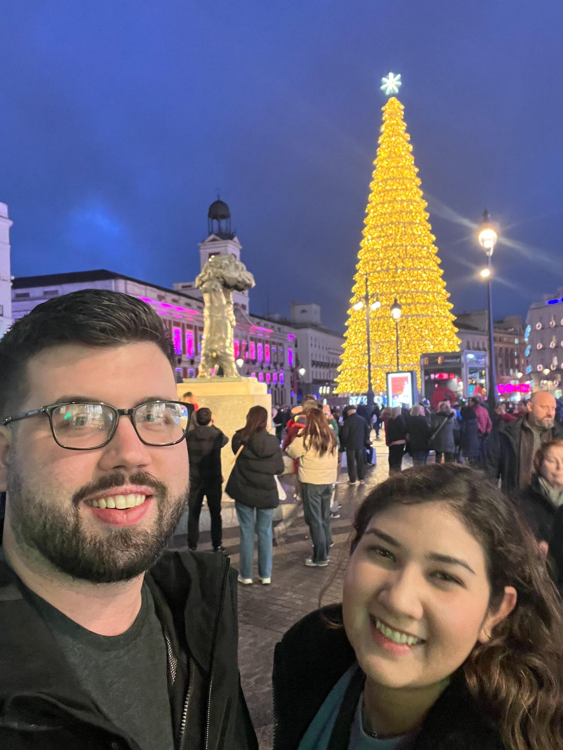 Danny's birthday in Spain in Puerta del Sol!