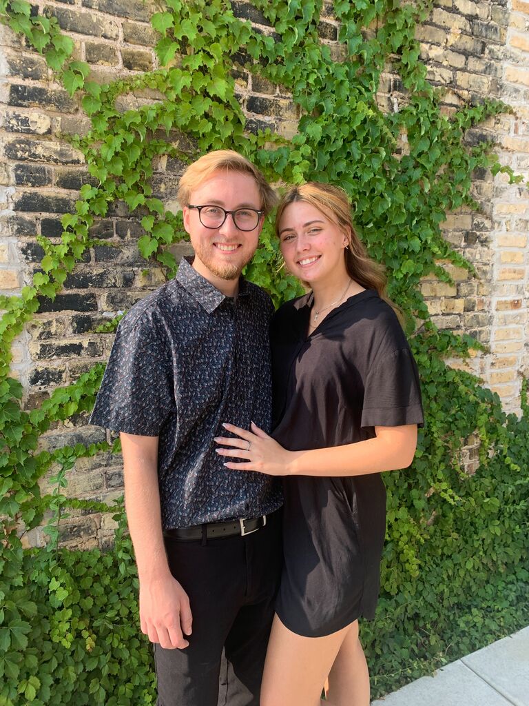 A wedding date!