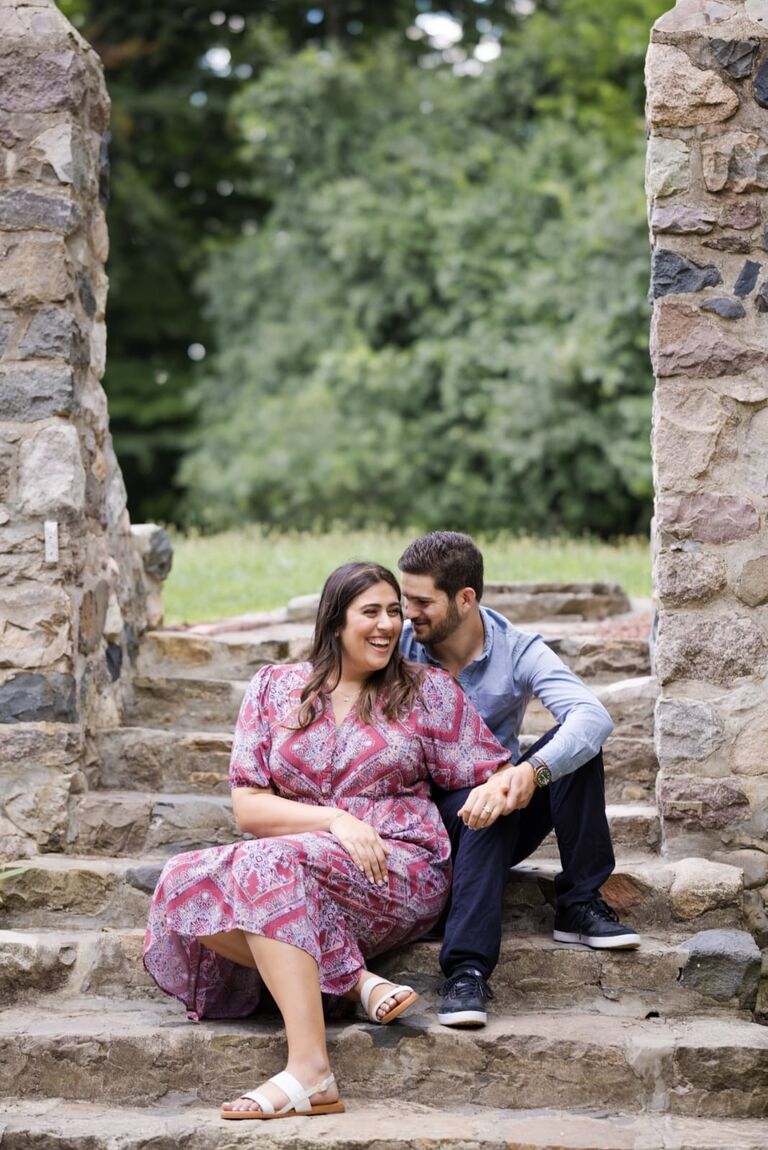 We got to meet our wedding photographer and take some fun engagement photos