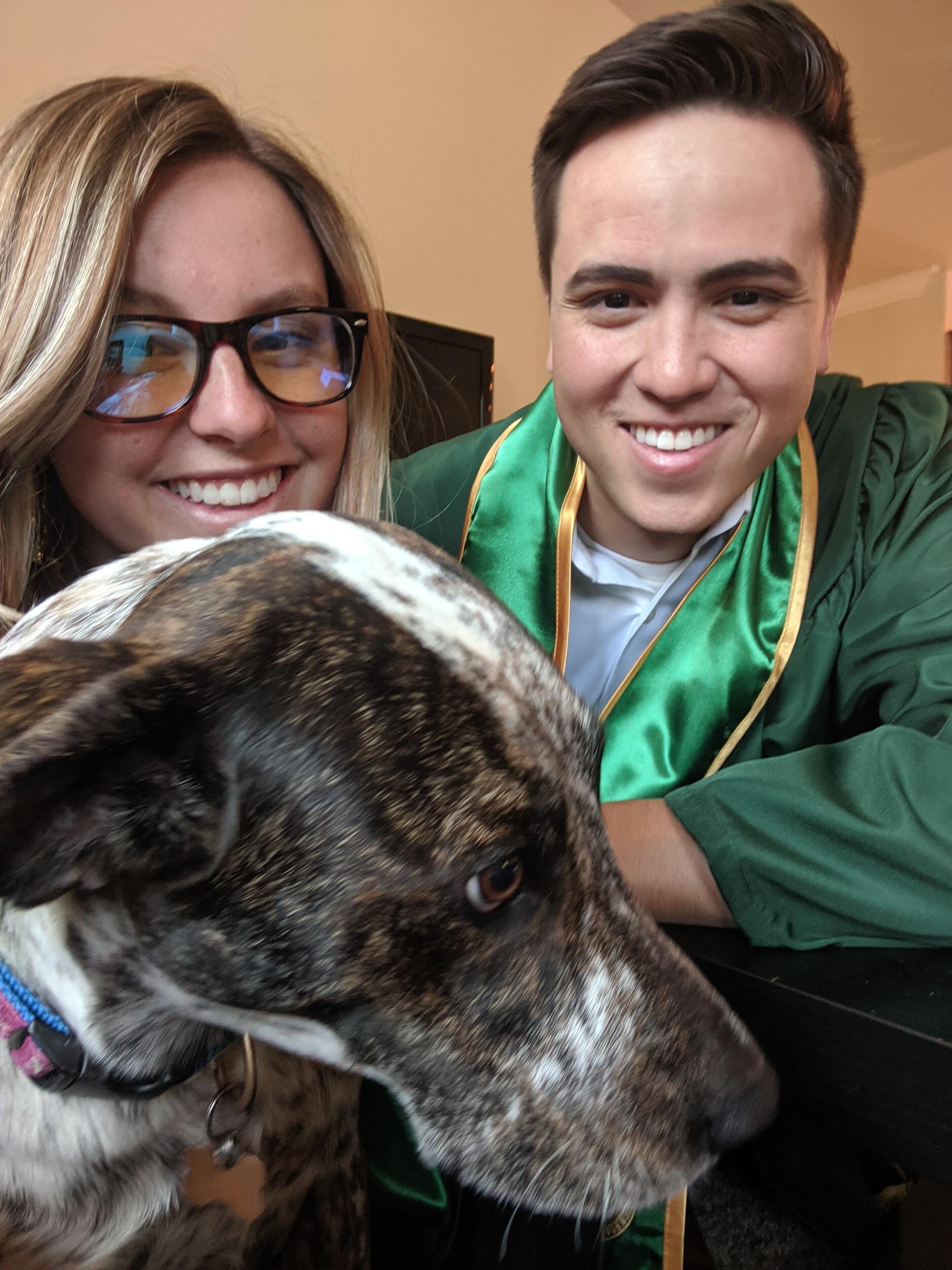 Just like that undergrad was done! Both Ruby and Landon were accepted into the blended grad school program Cal Poly offered. This program allowed students to start Grad school while still finishing their senior year of their undergrad. This allowed people to graduate in 5 years with a Bachelors and Masters degree. So while it was the end of undergrad, they both were staying for another year and decided not to go crazy with the graduation ceremonies. Instead, they officially moved in together for their final year of school and dove deep into their masters studies.