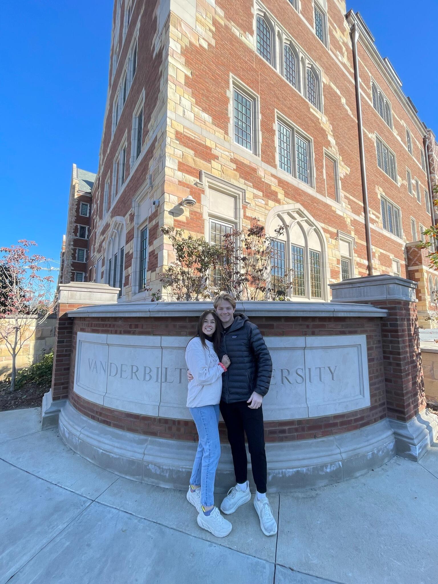 Alex shows Garrett around Vanderbilt
