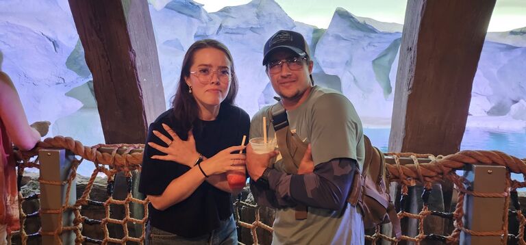 It's chilly over in SeaWorld