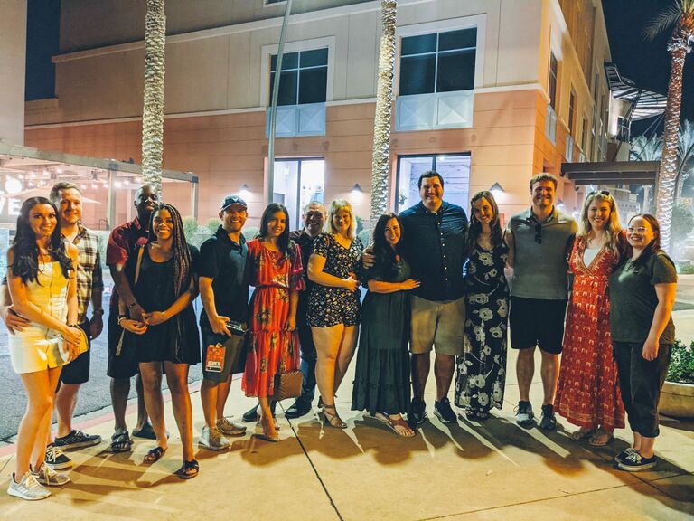 The night I finally got to introduce Jeff to a bunch of my friends!