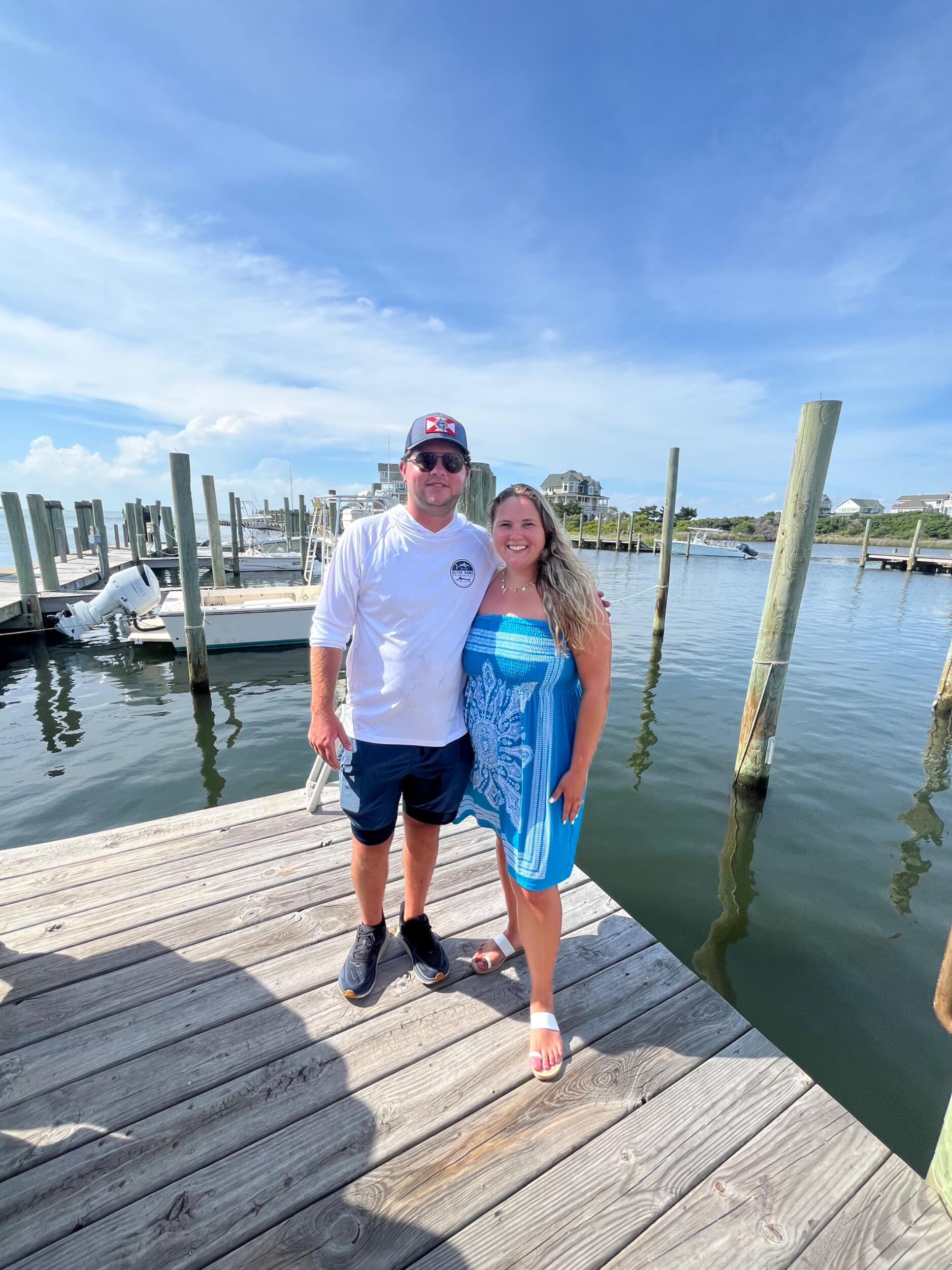 Right after Brian went on a long fishing trip. Caught so many fish! 