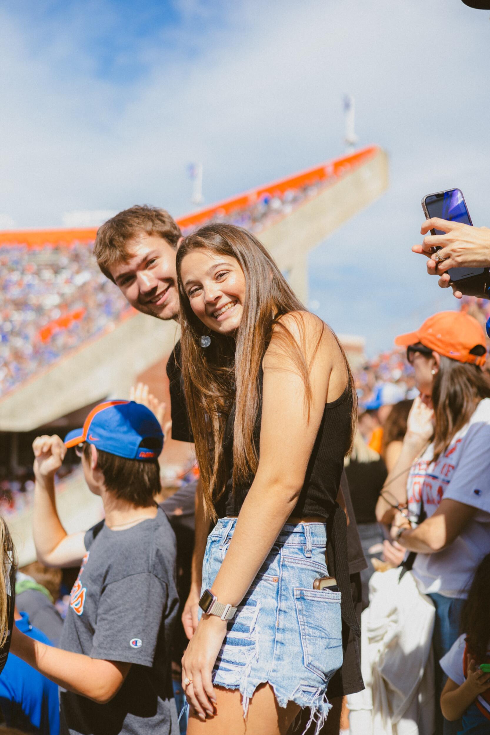 Reagan quickly made sure that Daniel traveled to Gainesville to experience one of her favorite things: Gator Football in the Swamp!
