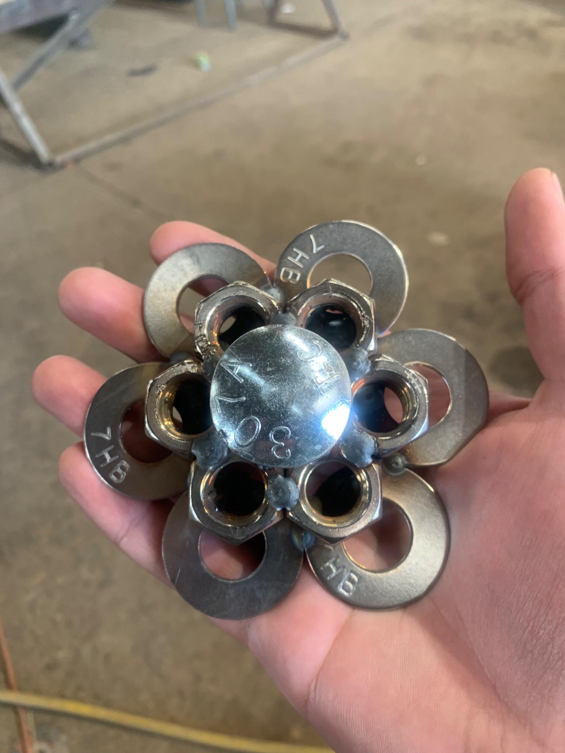 Making her a flower that will last!