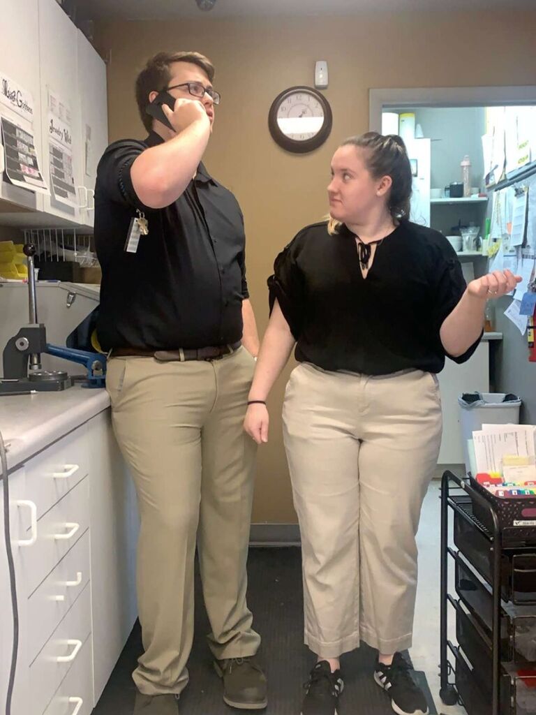 When we worked together...
