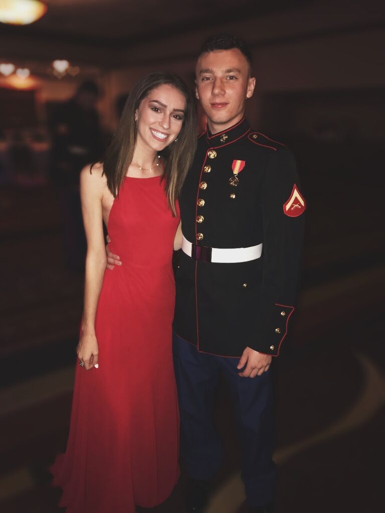 2nd Marine Ball! -
Did NOT have to photoshop the EGA's in this pic (: