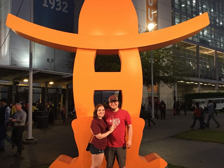 Our first trip together to Houston, Texas