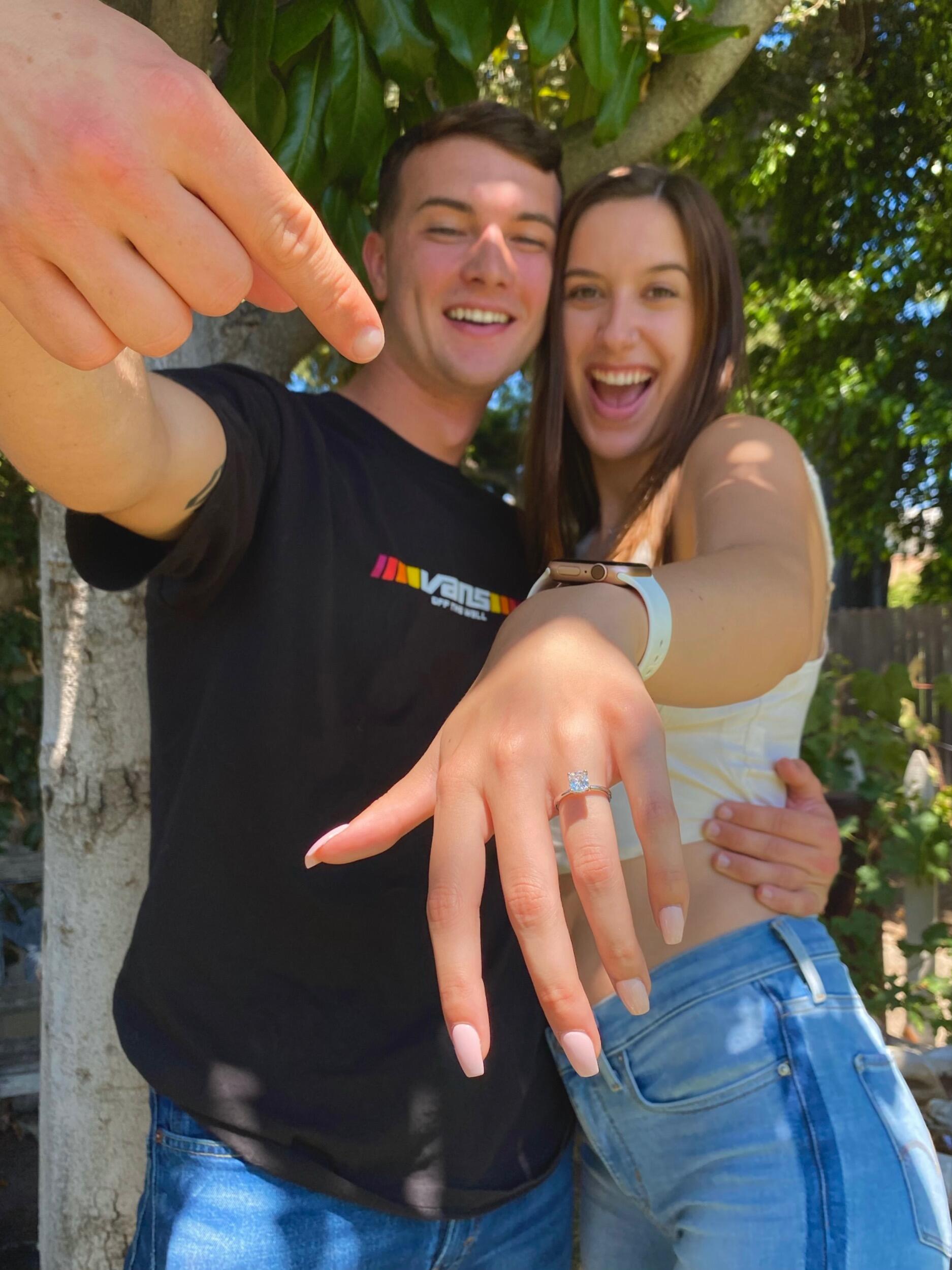 We were both so excited and couldn't wait to start planning our dream day!!