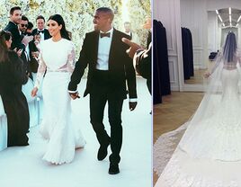 Kim Kardashian: E! / TheKnot.com