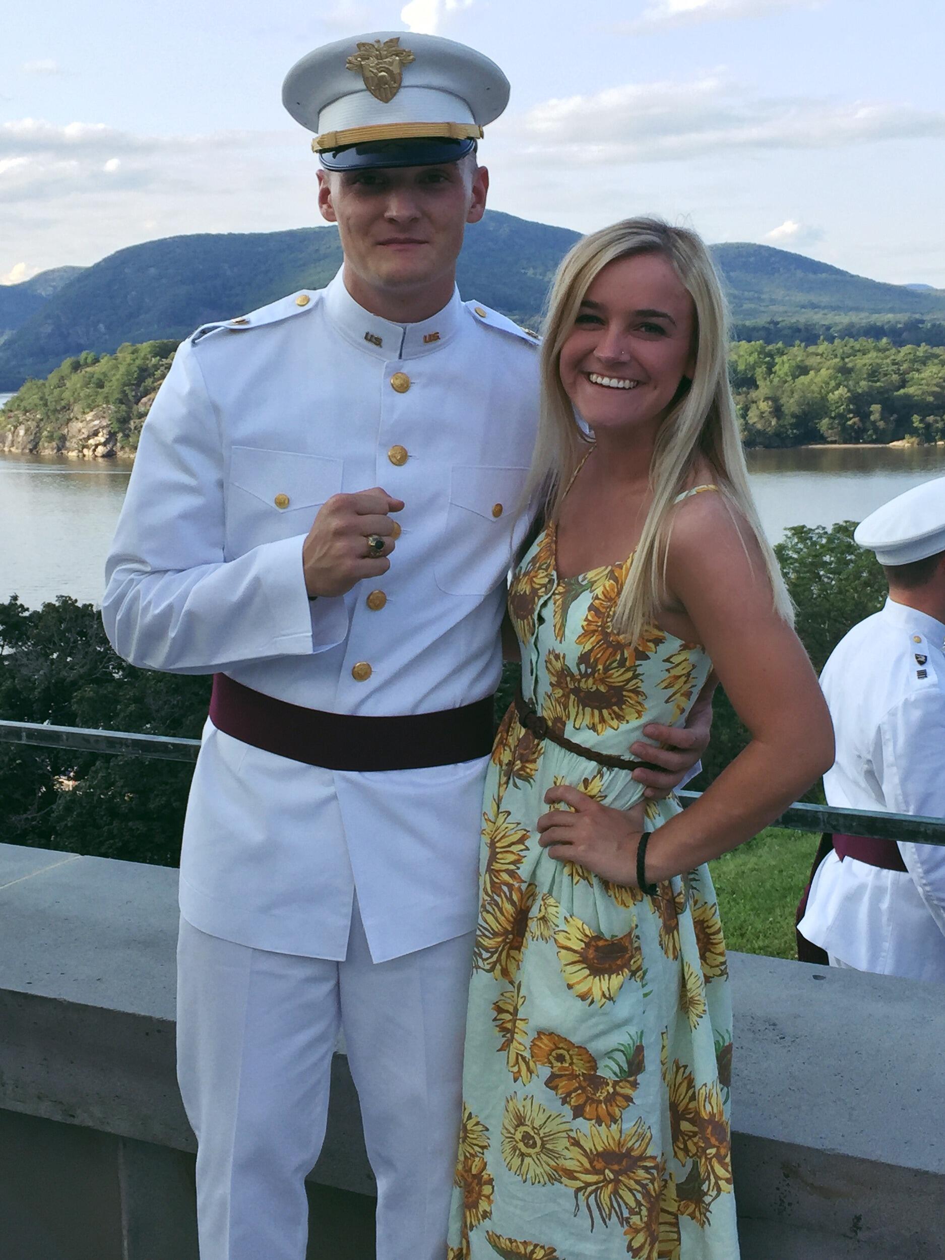 When Joe got his class ring from West Point. 