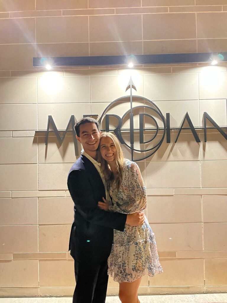 The sweetest date night. Adam showed up on my doorstep with a bouquet of pink flowers and we went to a fancy dinner at Meridian! SO much fun! 

-Ryann 