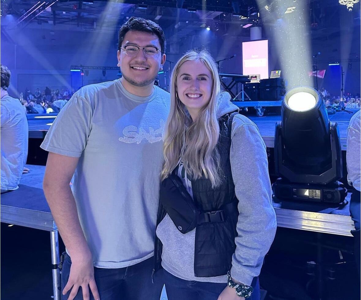 Brandon and Carley traveled to The Salt Company's Conference in Des Moines, Iowa with friends in Salt at MSU. The couple had a great time worshiping Jesus with thousands of college students!