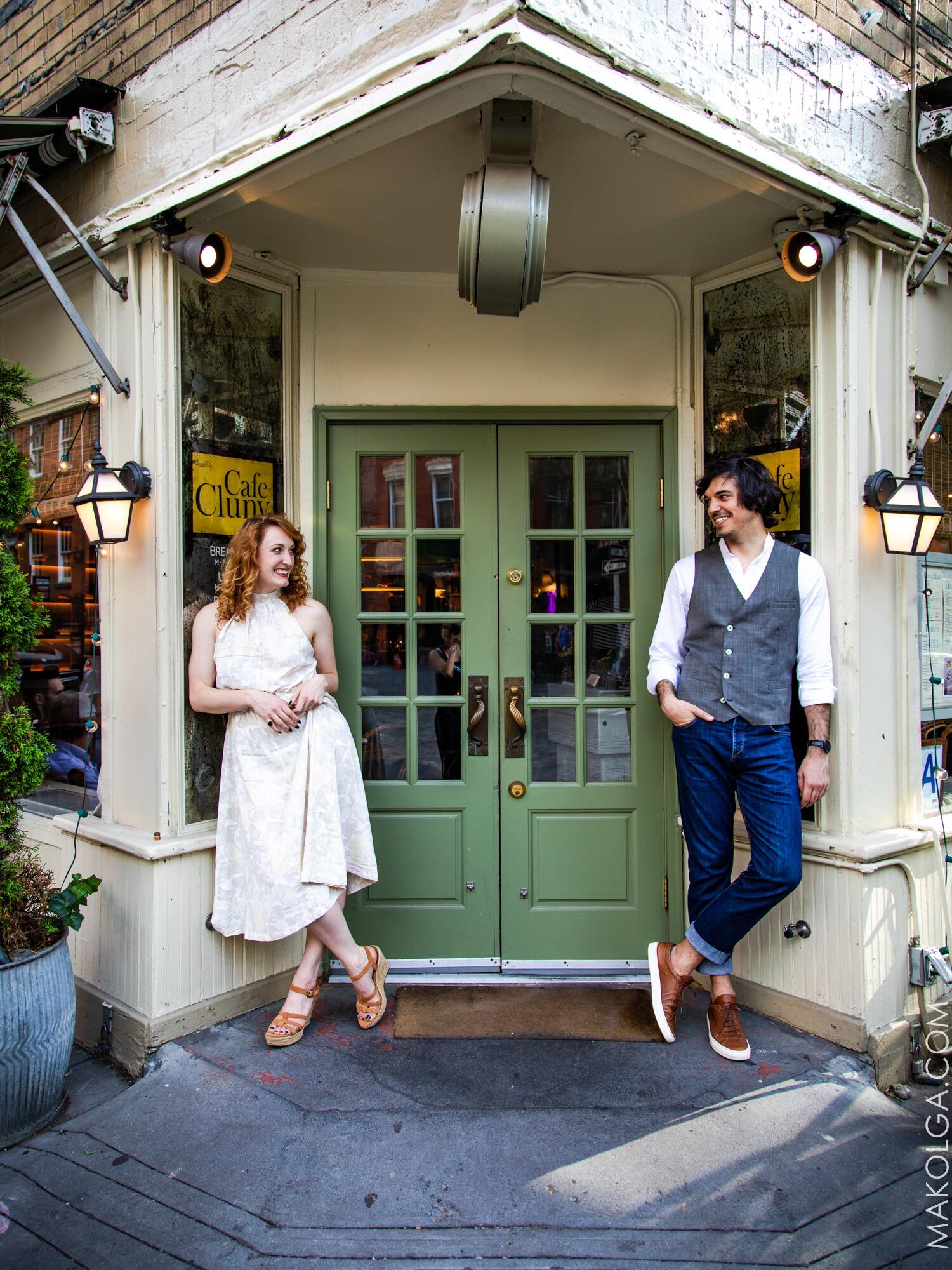 We had fun modeling for our friend Olga from Makolga.com  - Such beautiful pictures and perfect timing for a couples shoot!