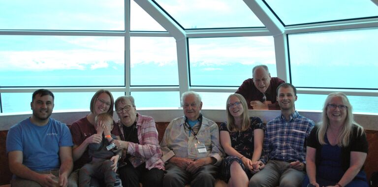Meeting Sara's Family...An Alaskan cruise with views of glaciers, whales, orcas, totem poles, mountains, and waterfalls!