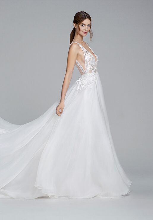 lazaro a line wedding dress