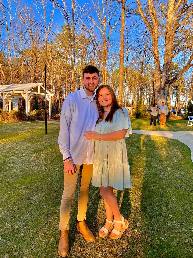 Attended a wedding together.