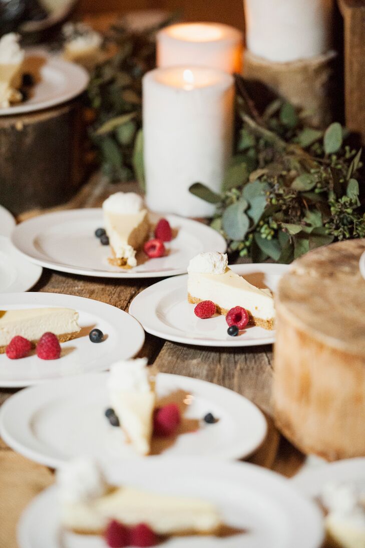 Cheesecake Wedding Reception Dessert