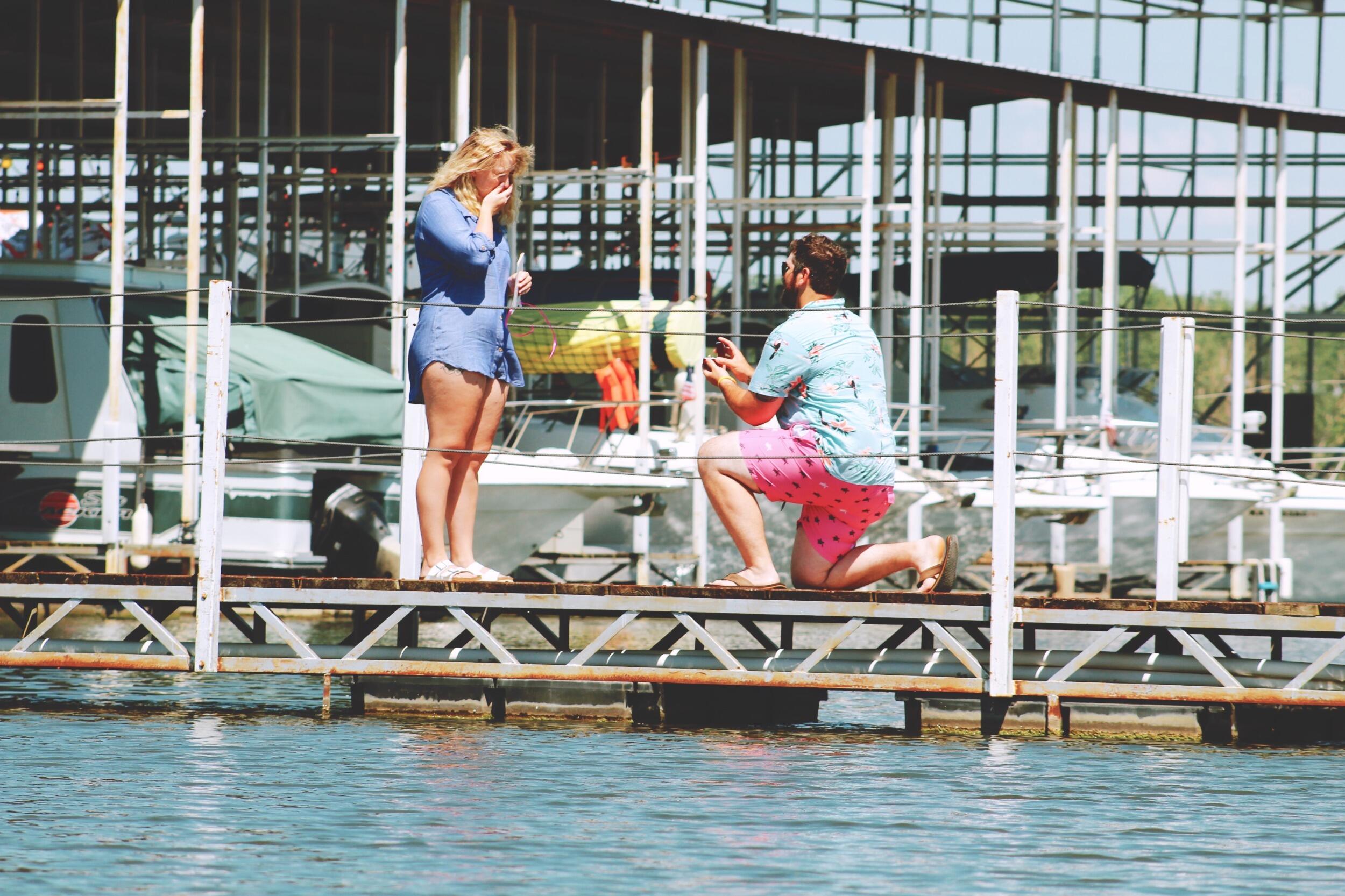 Michael actually proposes!