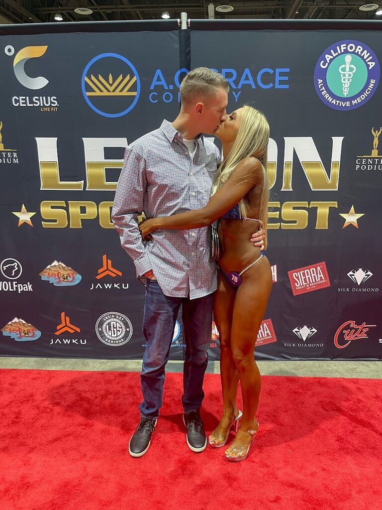 Lexie's bikini bodybuilding contest - something she couldn't have accomplished without Brandon's support and encouragement