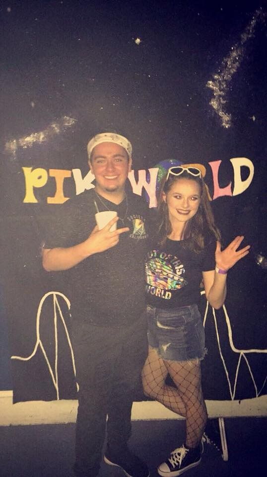 He joined a fraternity, I joined a sorority - we were never home on the weekends!