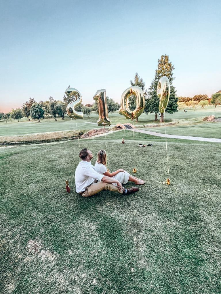When we found our wedding date and realised that in less than a year, we would go from best friends to married best friends.