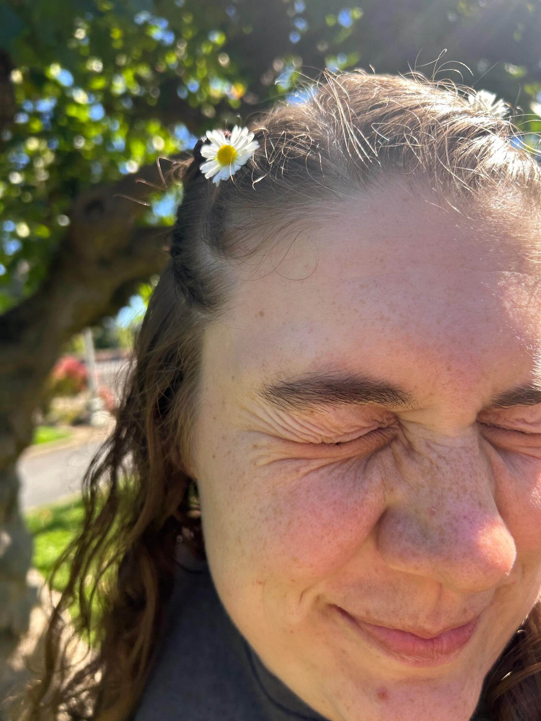 Finding flowers everywhere they go makes Erikah's heart smile! 