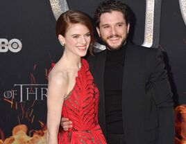 Kit Harington and Rose Leslie.