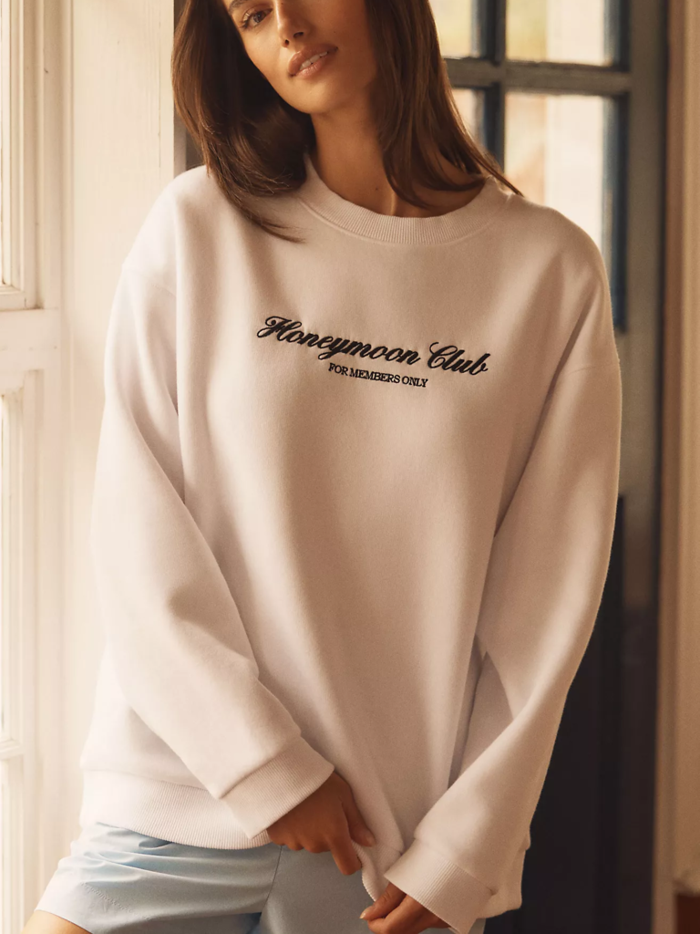 Anthropologie Honeymoon Club sweatshirt