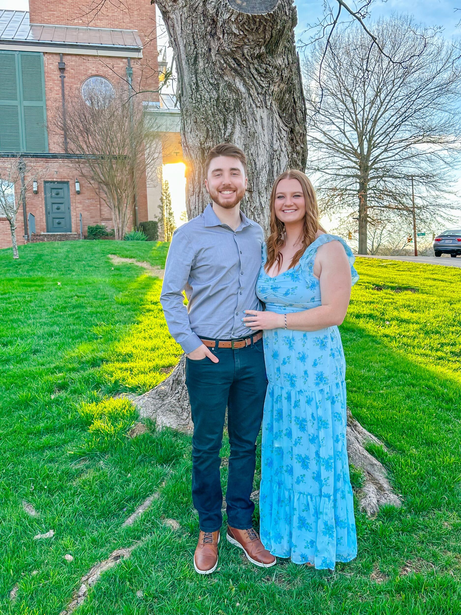 Our first public outing as a couple