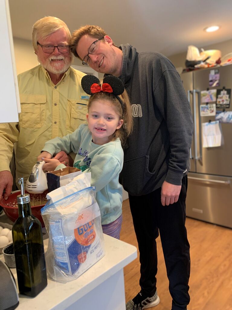Steve's parents get to join Steve, Sarah and Zoey for an Easter celebration. Steve Sr. teaches Zoey his famous waffle recipe and Zoey does the cutest egg hunt. 