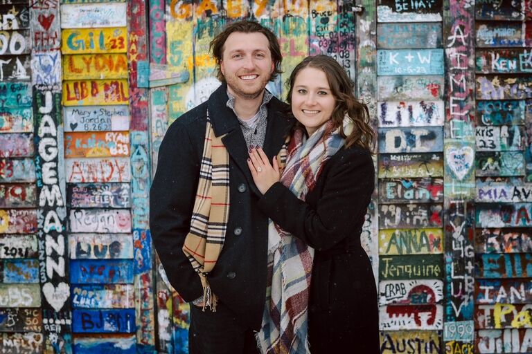 Carl proposed to Ivana in their happy place, Door County! 