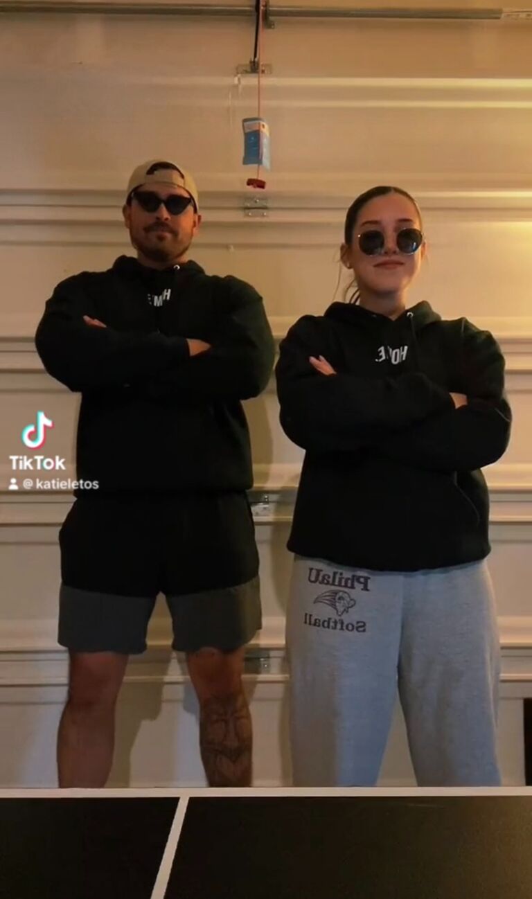 And the first tik tok has arrived. Believe it or not.... this one was not Katie's idea.
