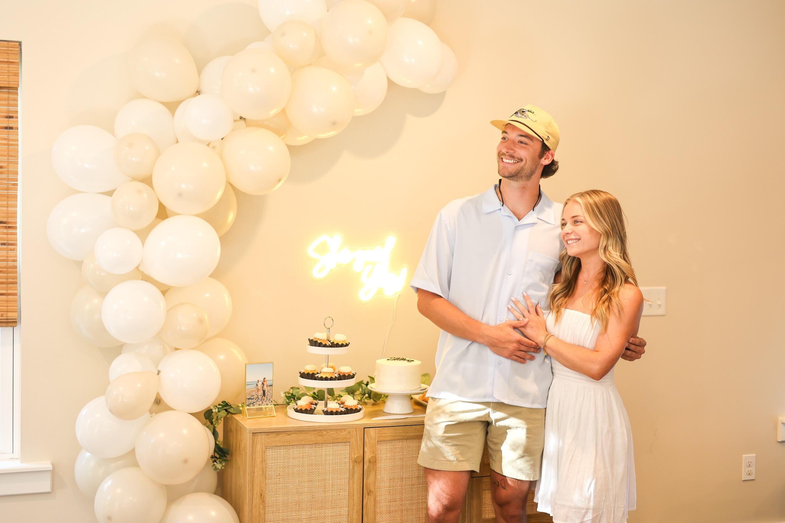 Our engagement party celebrating with our Nashville friends 