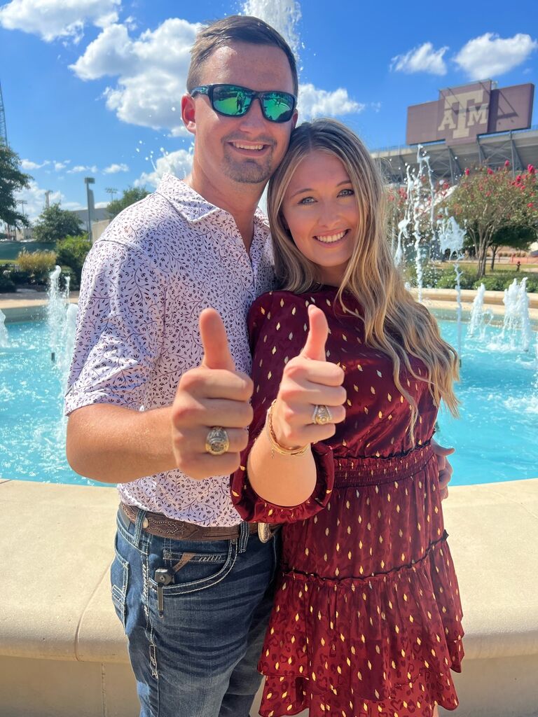 Cason's Aggie ring day