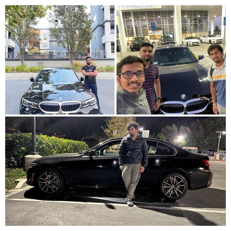 A significant milestone in Pavan's life was the acquisition of his first car, a sleek and powerful BMW 330i.