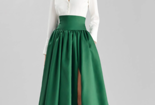 green emerald velvet dress Deborah Formal Dress Medium / Black