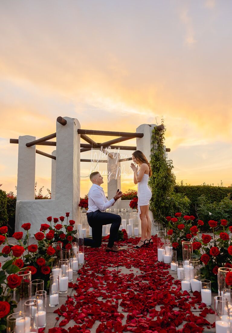 The day Garrett finally got down on one knee and fulfilled his promise!