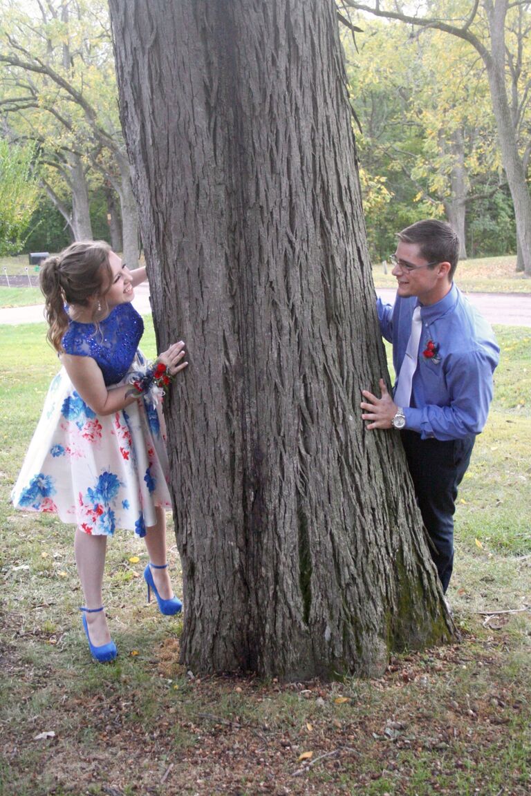Our second homecoming together and our first anniversary.