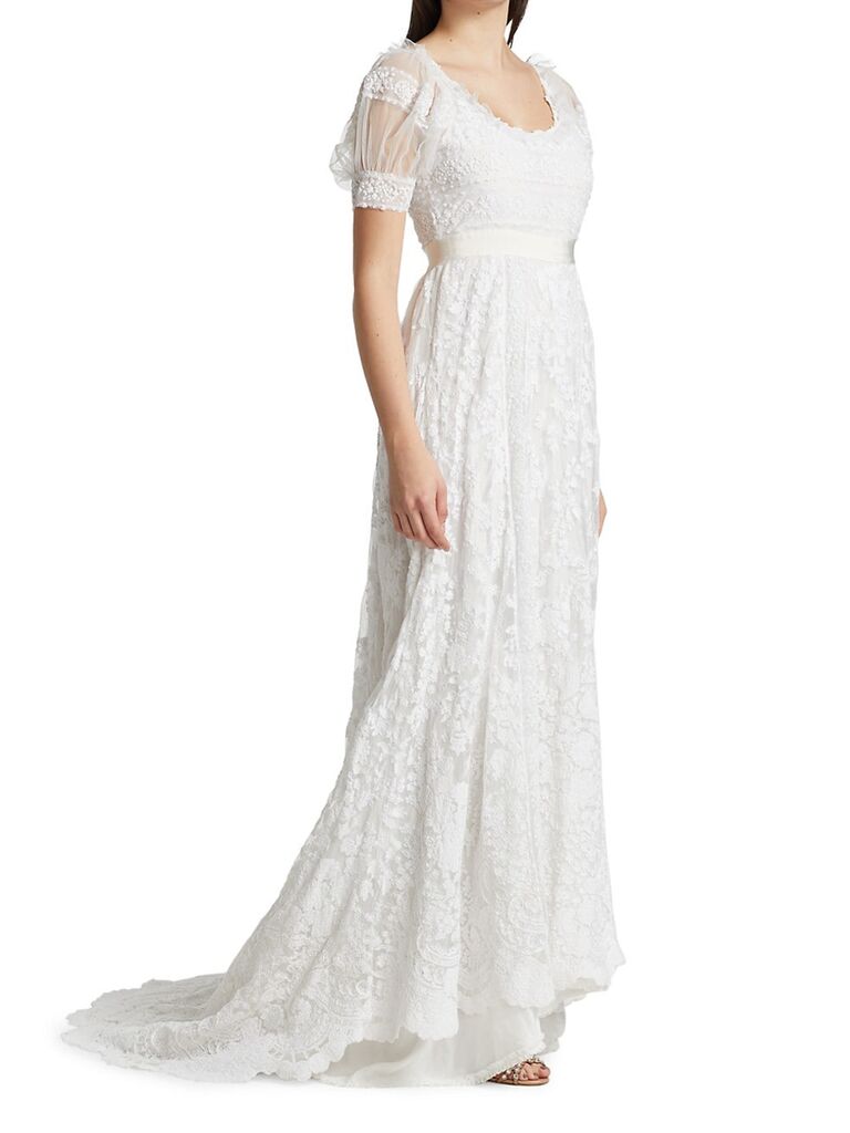 bridgerton wedding dress